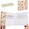 Noverlife 120 Nail Colors Display Book With 120 False Nail Tips, Nail Gel Polish Display Chart, Manicure Salon Studio Nail Art Samples Color Swatches Cardboard Nail Design Showcase