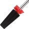 Nail Carbide 5 In 1 Bit - Two Way Rotate Use For Both Left And Right Handed - Fast Remove Acrylic Or Hard Gel - 3/32" Shank - Manicure, Nail Art, Drill Machine (Fine - F, Black)