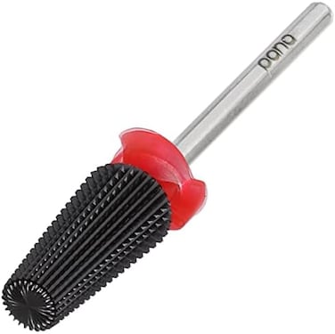 Nail Carbide 5 In 1 Bit - Two Way Rotate Use For Both Left And Right Handed - Fast Remove Acrylic Or Hard Gel - 3/32" Shank - Manicure, Nail Art, Drill Machine (Fine - F, Black)