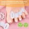 Toe Separators To Correct Your Toes, Support Foot Fitness And Balance, Firm For Advanced Users, Durable, Spreaders For Hammertoes, Bunions (1 Pair)