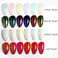 5Color Pearl Powder Nail Art Glitter Mirror Effect Chrome Pigment Uv Gel Polish Shimmer Dip Dust Nail Art Decoration Nail Kit Chrome Powder For Nails (5Pcs Chrome Nail Powder)