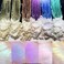 5Color Pearl Powder Nail Art Glitter Mirror Effect Chrome Pigment Uv Gel Polish Shimmer Dip Dust Nail Art Decoration Nail Kit Chrome Powder For Nails (5Pcs Chrome Nail Powder)