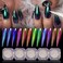 5Color Pearl Powder Nail Art Glitter Mirror Effect Chrome Pigment Uv Gel Polish Shimmer Dip Dust Nail Art Decoration Nail Kit Chrome Powder For Nails (5Pcs Chrome Nail Powder)