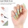 Burano Nail Foil Glue Gel, 15ml 2 Bottles With 100Pcs Foil Sticker Nails Foils Adhesive And Rubber Nail Push Pen For Designer Transfer Gel Polish