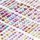 Fembw 1200+ Pcs Rhinestone Stickers,Self Adhesive Gem Sticker Bling Jewels For Diy Craft Nail Body Makeup Festival, 14 Sheets Jewels Stickers For Card Making Decorations