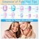 Thrilez 144 Pieces Kids Press On Nails Grils, Children Fake Nails Artificial False Nail Tips Pre Glue Full Cover Short Acrylic Nails For Girls Kids Nail Art Decoration (Rainbow Sky)