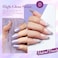 Nail Polish Set, Colors Pearl Shimmer Blue Pink White Quick Dry Natural Nail,Professional For Nail Art Diy Manicure And Pedicure At Home