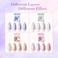 Nail Polish Set, Colors Pearl Shimmer Blue Pink White Quick Dry Natural Nail,Professional For Nail Art Diy Manicure And Pedicure At Home