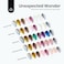Beetles Gel Polish Chrome Nail Powder Kit Black White Colors Mirror Effect Holographic Aurora Iridescent Pearlescent Manicure Art Decoration Glitter Nail Powder 8 Colors 1G Or 0.5G/Jar