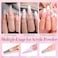 Born Pretty Acrylic Nail Kit - Acrylic Powder (Clear, White, Pink) &amp; Liquid Set With Nail Forms, Brush Pen, File &amp; Glass Container - Beginner Friendly