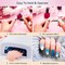 Silpecwee 1Pc Uv Gel Nail Gradient Sponges Pen With 16Pcs Replaceable Sponge Heads Double Head Nail Ombre Brush Acrylic Manicure Diy Tools