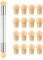 Silpecwee 1Pc Uv Gel Nail Gradient Sponges Pen With 16Pcs Replaceable Sponge Heads Double Head Nail Ombre Brush Acrylic Manicure Diy Tools