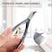 Toenail Clipper Straight Blade For Ingrown And Thick Nails - Stainless Steel And Sharp Pointed Tip Ingrown Nail Clipper &ndash; Wide Jaw Toe Nail Cutter Podiatry Tool Dark Gray