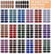 Wokoto 20 Sheets Dark Solid Color Series Nail Polish Strips Stickers With Nail File Self-Adhesive Punk Rock Gel Nail Strips Full Nail Wraps For Women Nails Art