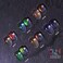 Charming May 6 Boxes Ice Transparent Aurora Nail Powder Neon Rainbow Holographic Chameleon Powder Multi Chrome Iridescent Pigment Pearlescent Nail Art Glitters (Pattern 1)
