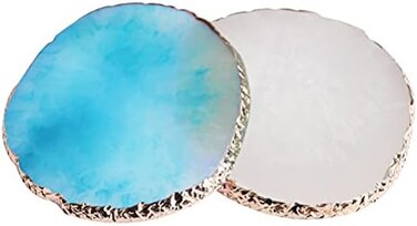 Sumaju 2 قطعة الراتنج مسمار الفن لوحة، مسمار الفن اللوحة هلام لوحة الذهب حافة هلام الأظافر لون ماكياج عرض المجلس مسمار الفن عرض أدوات خلط مستحضرات التجميل