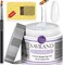 Saviland Clear Builder Gel Kit - 100G Large Capacity Extension Set With 100 Nail Forms And Brush For Beginners
