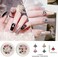 Nail Charms,20 Pcs Planet Nail Charms For 3D Nail Art Decoration,Saturn Shape Chrome Nail Charms 3D Planet Nail Rhinestone Crystals Diamond Charms,5 Colours (Planet)