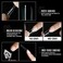 500Pcs Gel Nail Tips Full Cover Nails Tips Press On Nails Ultra Clear With Box (Long Coffin)
