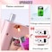Makartt Nail Drill Professional, Rechargeable Nail E File 30000Rpm Electric Nail Drill, Malory Pink Portable Gel Nail Remover Machine With Nail Drill Bits &amp; Sanding Bands For Manicure Salon Home Use