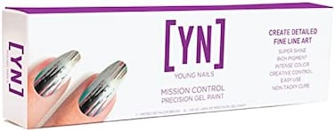 Young Nails Mission Control Precision Gel Nail Art Kit, 12 Color Set With Brush, 1.5 Oz. Each