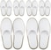 Bergman Kelly Disposable Spa Slippers, Closed Toe, Premium Non-Slip Indoor Hotel Slippers For Men And Women, Coral Fleece, Padded Sole For Extra Comfort
