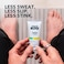 Sweatblock Antiperspirant Lotion For Hands &amp; Feet - Clinical Strength For Men &amp; Women - Hyperhidrosis Aid To Stop Excessive Sweating - Reduces Foot Odor - Moisturizing W/Aloe - Travel Size 1.69 Fl Oz
