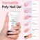 Makartt P-21 Poly Nail Builder Gel Hybrid Gel 50ml 1.76Oz Natural Pink Nail Extension Gel Nail Enhancement