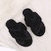 Humiwa Womens Faux Fur Slippers Warm Fussy Flip Flop House Slippers Open Toe Home Slippers For Girls Men