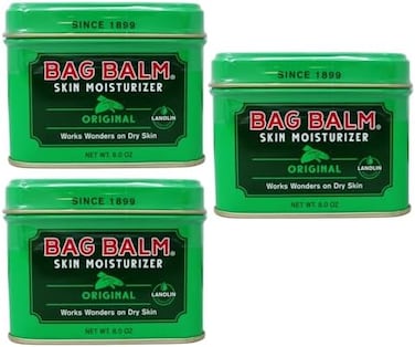مرطب اليد الأصلي من باج بالم فيرمونت، بلسم اليد للبشرة الجافة، والأيدي المتشققة، والكعوب وعلاج الأيدي الجافة، للكلاب والمزيد من المراهم، لوشن - علبة 8 أونصة، 3 عبوات