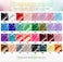 Jodsone 36 Pcs Gel Nail Polish Set-32 Colors Gel Polish Kit Base Coat Glossy Matte And Glitter Top Coat Nail Polish Set Green Blue Red Pink Collection Gifts For Women