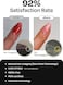Ohora Semi Cured Gel Nail Strips (N Cream Rose) - Brown, Solid, Works With Any Uv/Led Lamps, Salon-Quality, Long Lasting, Easy To Apply &amp; Remove - Includes 2 Prep Pads, Nail File &amp; Wooden Stick