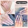 Saviland Nudes Acrylic Powder - 1Oz Professional Color Acrylic Nail Powder For Acrylic Nails Extension, 3D Nail Art Acrylic Polymer Powder, No Need Nail Lamp