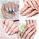 Maitys 720 Pieces 30 Sets Medium Square False Nails Artificial Fake Nails Ballerina Coffin Press On Nails Solid Color Glossy Fake Nails Full Cover False Nails Tips For Women Girls Diy (Cute Colors)