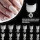 Ranrose Short Nail Tips- 600Pcs Oval Half Cover False Tips 12 Sizes Round Acrylic Nails With Box