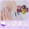 Saviland Chrome Nail Powder Set - 24 Colors Nail Art Powder Mirror Metallic Laser Holographic Effect Pigment Nail Glitter Manicure Decoration For Nail Salon Home Diy&amp;Christmas Gifts