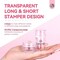 Saviland Nail Art Stamper Kit - 2Pcs Clear Silicone Nail Stamper Long &amp; Short Jelly Stamper For Nails With Scrapers Nail Design Supplies Tools Kit For French Manicure Home Diy Nail Salon