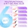 غراء جل الأظافر: قطعتان من طلاء الأظافر الجل اللاصق 6 في 1 من Geliek Ec لصالون التجميل - غراء أظافر قوي للضغط على الأظافر، نصائح أكريليك - هدية فتاة في عيد الحب للمنزل