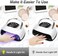 مصباح أظافر Lke Uv، مجفف 220 وات ضوء للأظافر مع 4 مؤقتات LED مصباح جل طلاء عدة أدوات فنية احترافية مستشعر تلقائي