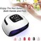 مصباح أظافر Lke Uv، مجفف 220 وات ضوء للأظافر مع 4 مؤقتات LED مصباح جل طلاء عدة أدوات فنية احترافية مستشعر تلقائي