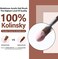 Modelones Kolinsky Acrylic Nail Brush Pure Kolinsky Hair Acrylic Red Wood Handle With Sturdy Alloy Tube Round Shaped Nail Brush For Nail Art Manicure Tool (Size 12#)