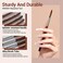 Modelones Kolinsky Acrylic Nail Brush Pure Kolinsky Hair Acrylic Red Wood Handle With Sturdy Alloy Tube Round Shaped Nail Brush For Nail Art Manicure Tool (Size 12#)