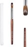 Modelones Kolinsky Acrylic Nail Brush Pure Kolinsky Hair Acrylic Red Wood Handle With Sturdy Alloy Tube Round Shaped Nail Brush For Nail Art Manicure Tool (Size 12#)