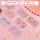 Acejoz 144 Pieces Kids Stick On Fake Nails For Girls, Little Girls Press On Nails Kids Acrylic Short Nail ReUSAble Full Cover Artificial Nails For Women Children Teenager Kids Nail Art Decoration