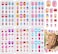 Acejoz 144 Pieces Kids Stick On Fake Nails For Girls, Little Girls Press On Nails Kids Acrylic Short Nail ReUSAble Full Cover Artificial Nails For Women Children Teenager Kids Nail Art Decoration