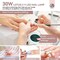 Saviland Intellisense Nail Lamp-30W Gel Lamp Mini Cordless Nail Lamp For Gel Nail Polish, Rechargeable LED Flash Cure Lamp Gel Nails Quick Drying Goosenecks U V Lamp For Nail Salon Home Diy Manicure