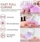 Saviland Intellisense Nail Lamp-30W Gel Lamp Mini Cordless Nail Lamp For Gel Nail Polish, Rechargeable LED Flash Cure Lamp Gel Nails Quick Drying Goosenecks U V Lamp For Nail Salon Home Diy Manicure
