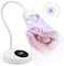 Saviland Intellisense Nail Lamp-30W Gel Lamp Mini Cordless Nail Lamp For Gel Nail Polish, Rechargeable LED Flash Cure Lamp Gel Nails Quick Drying Goosenecks U V Lamp For Nail Salon Home Diy Manicure