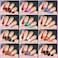 Teenitor Short Press On Nails Matte Acrylic Nails, 288Pcs Short Round Press On Nails Small Fake Nails, Short Matte False Nails With Glue, 12 Color Glue On Nails Short Stick On Nails For Small Hands