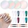 Artdone Chrome Nail Powder Metallic Mirror Glitter Effect Pigment Iridescent Aurora Mermaid Pearl Dust Kit For Gel Polish Nail Art Decoration, Resin Craft Arylic Powder